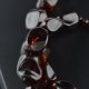 Amber necklace cherry color beads